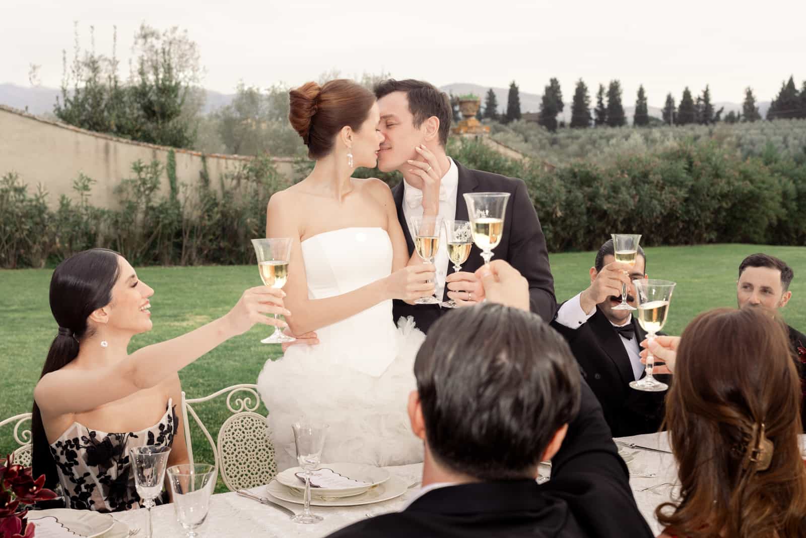 Hochzeitsfotografie Villa Medicea di Lilliano Toskana, dokumentarische Hochzeitsreportage Italien