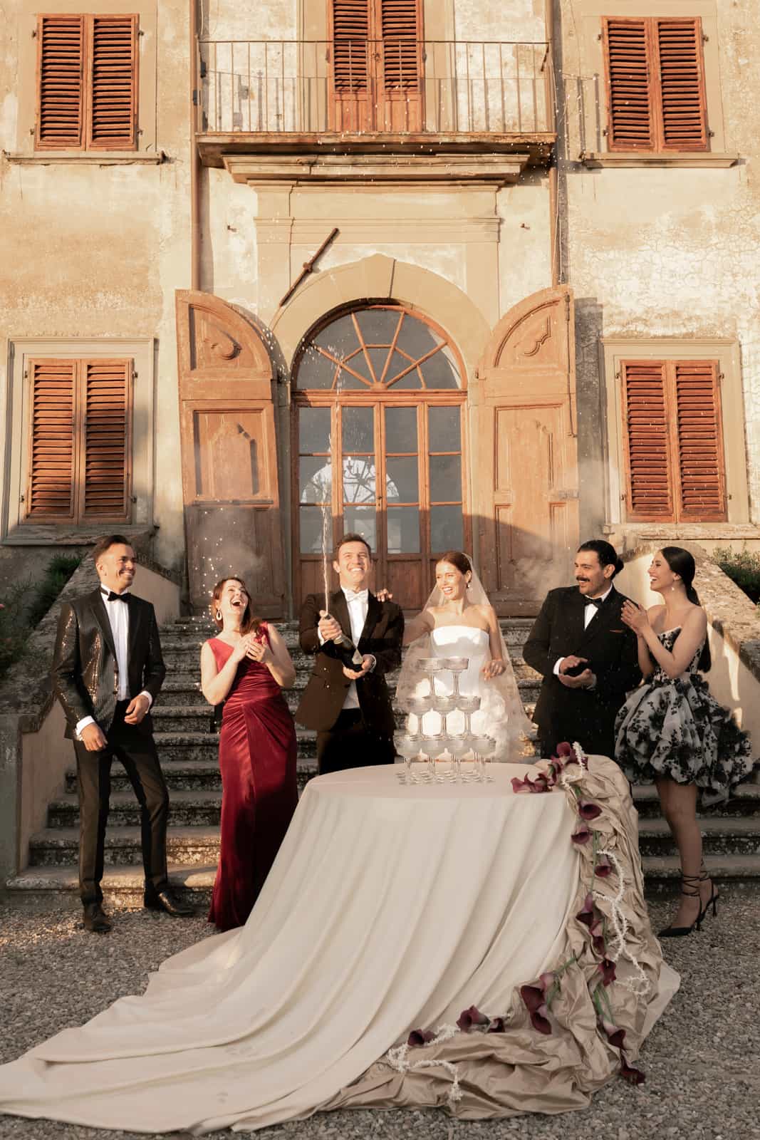 Hochzeitsfotografie Villa Medicea di Lilliano Toskana, dokumentarische Hochzeitsreportage Italien