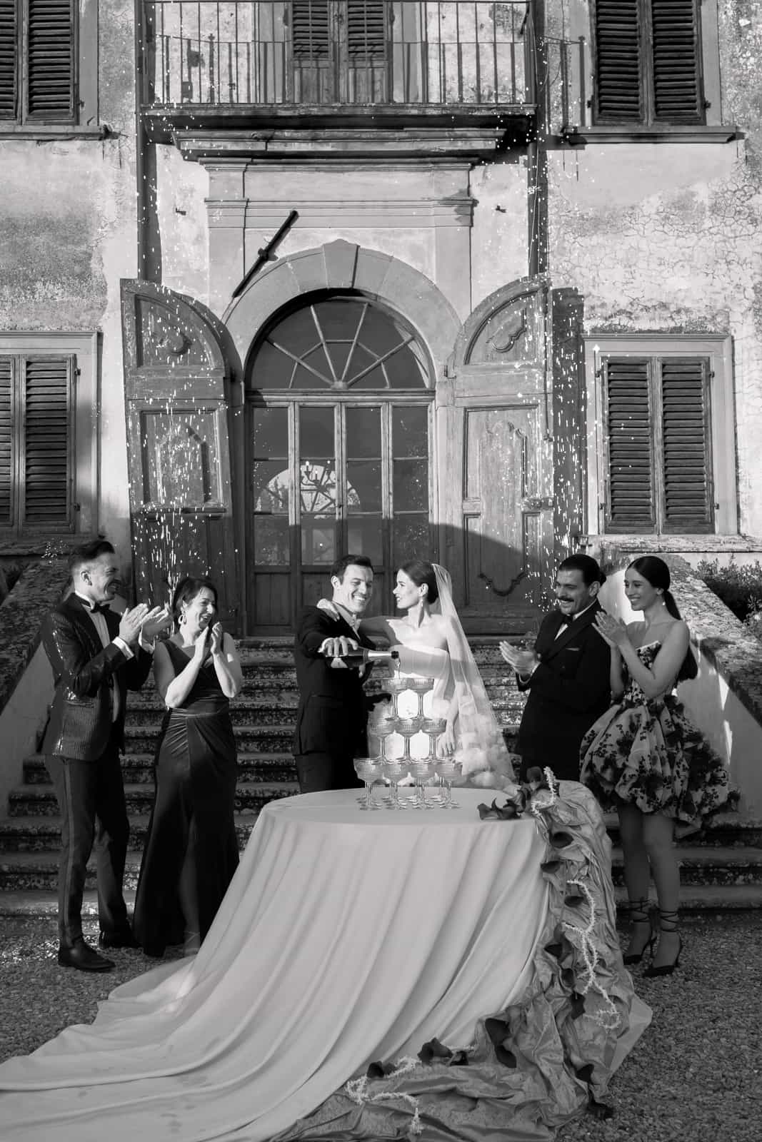 Hochzeitsfotografie Villa Medicea di Lilliano Toskana, dokumentarische Hochzeitsreportage Italien