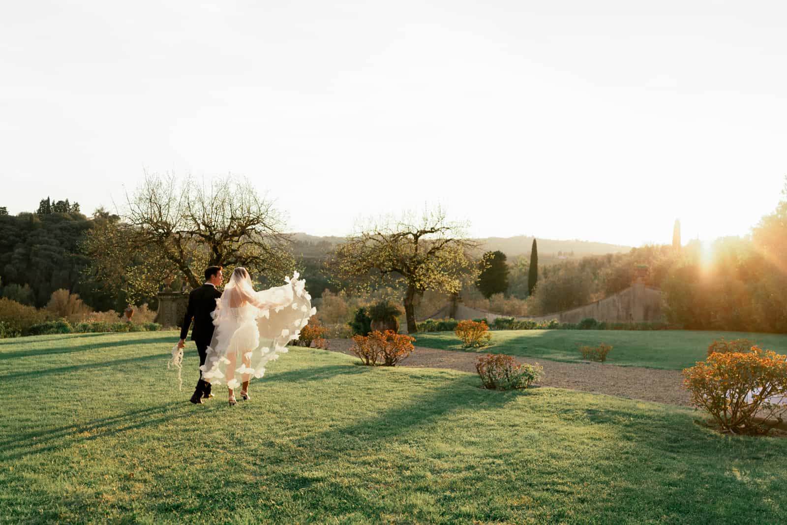 Hochzeitsfotografie Villa Medicea di Lilliano Toskana, dokumentarische Hochzeitsreportage Italien