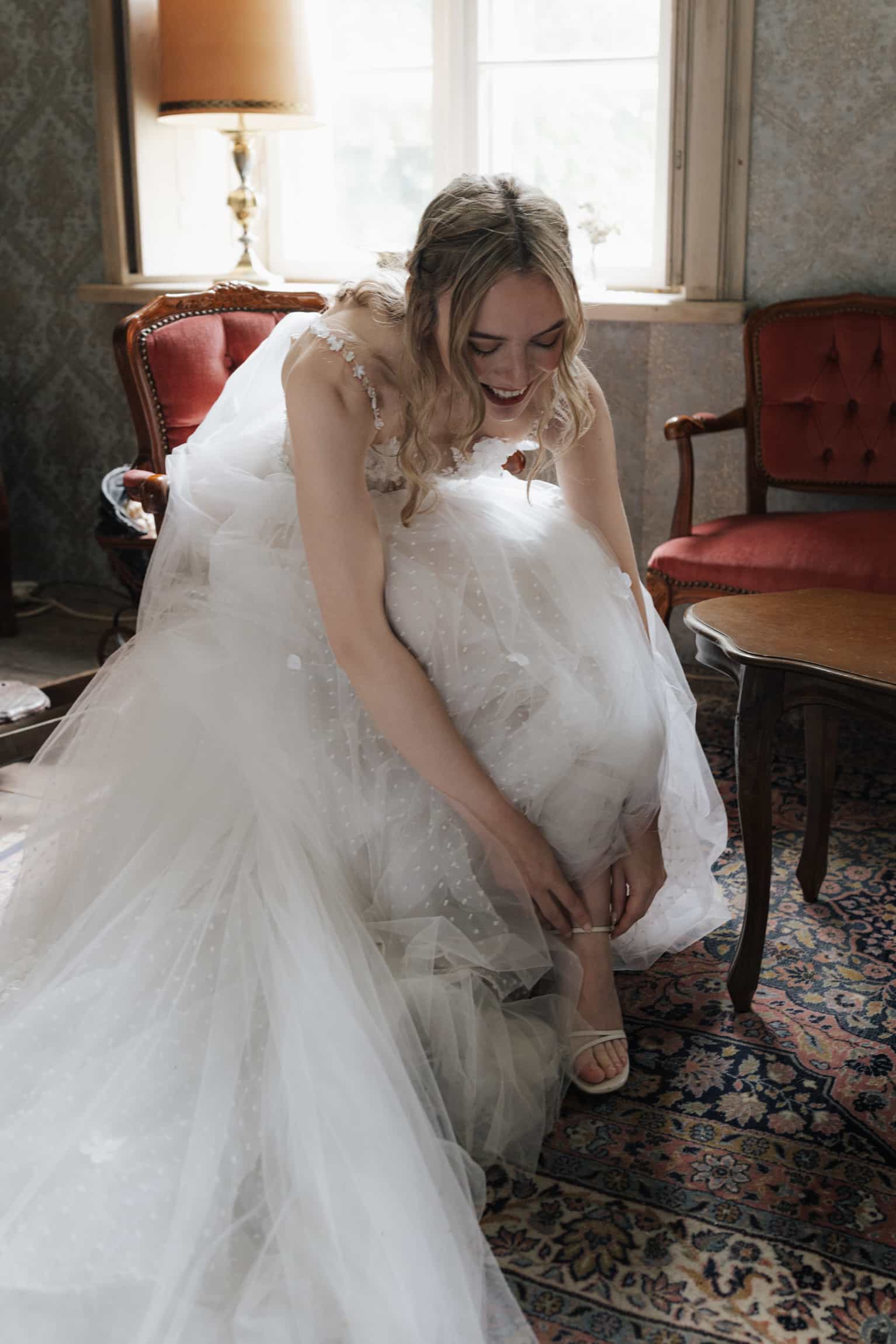 Authentic moment captured on the wedding day