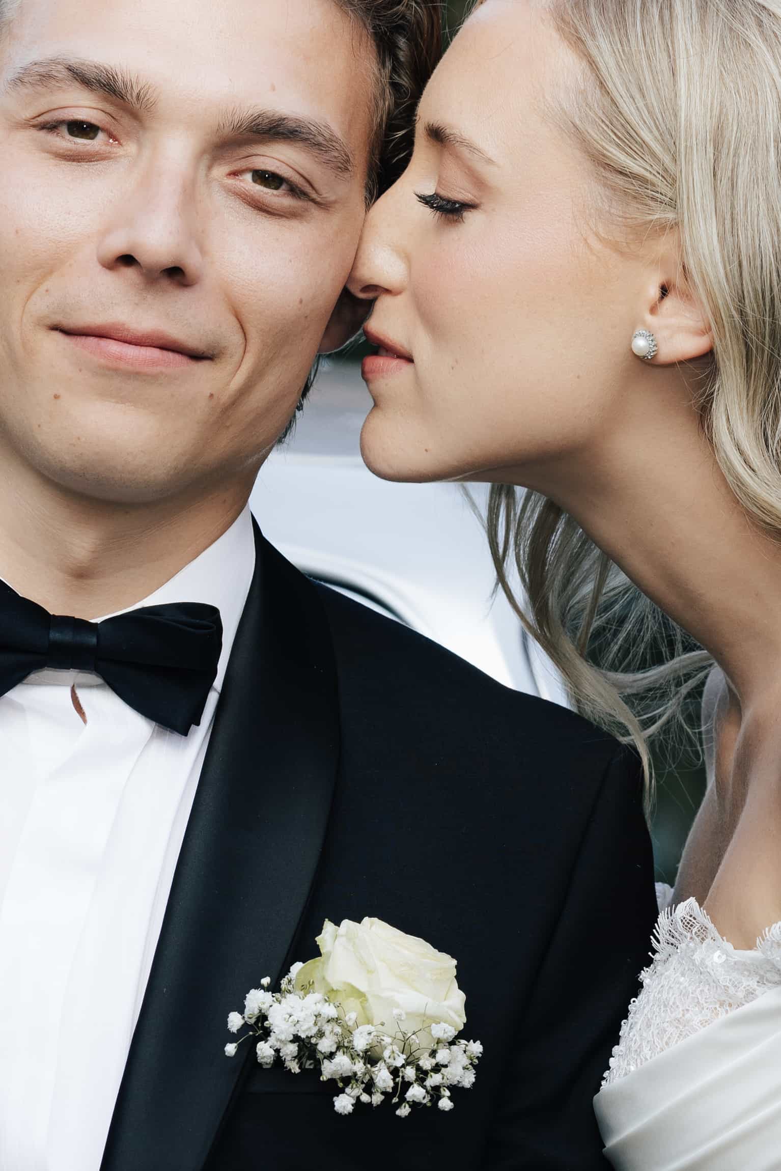 Candid documentary wedding photograph