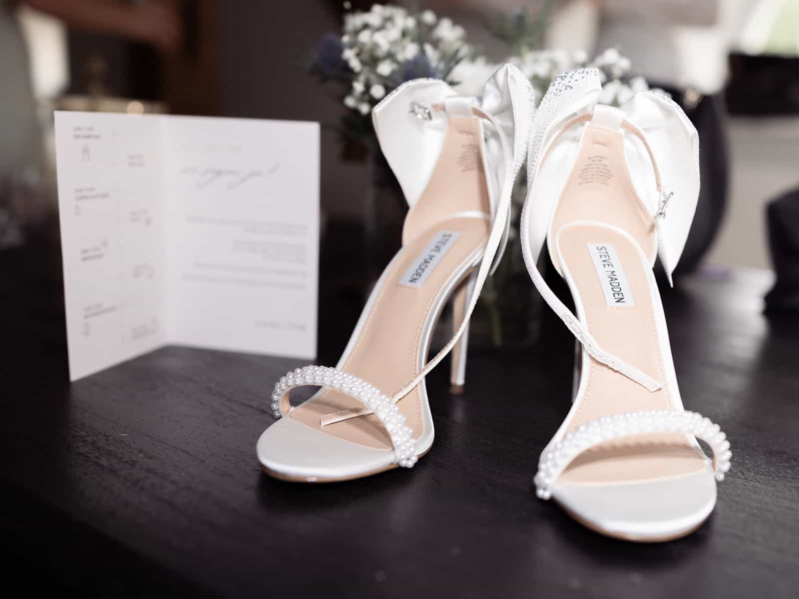 Steve Madden bridal shoes wedding details Schloss Kartzow Berlin