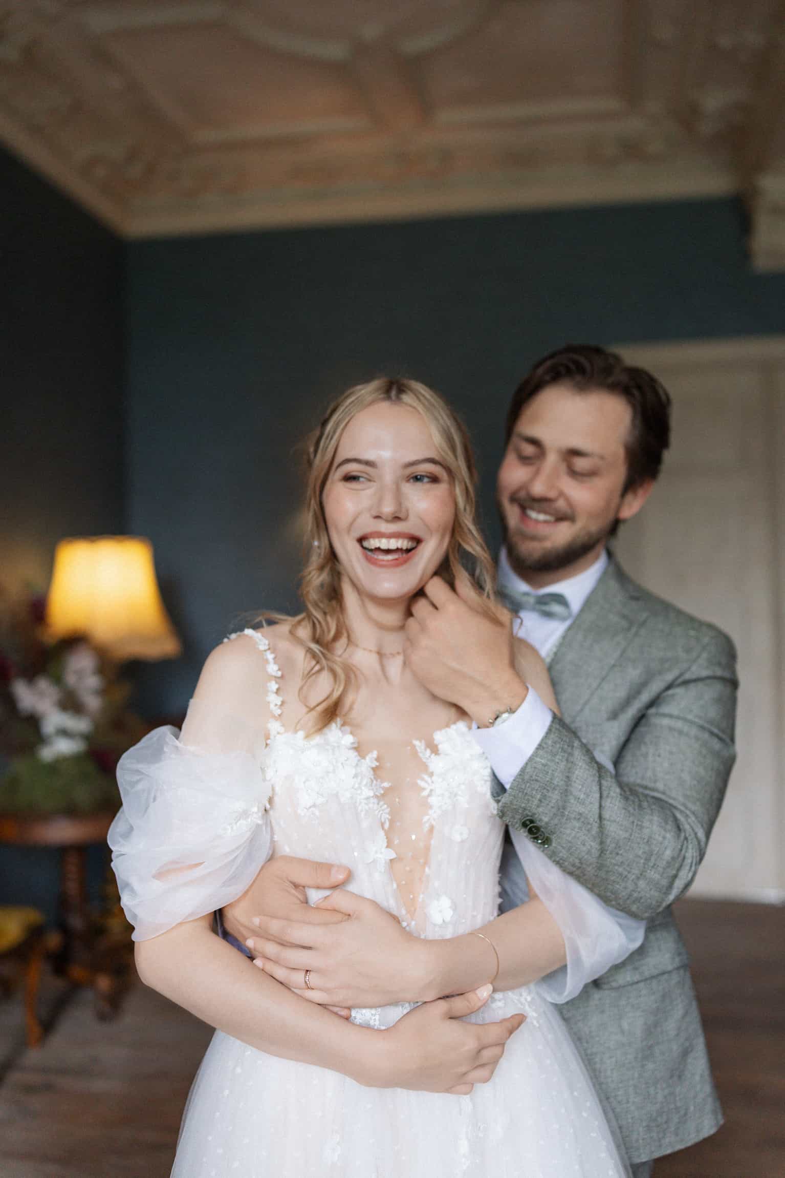 Authentic moment captured on the wedding day