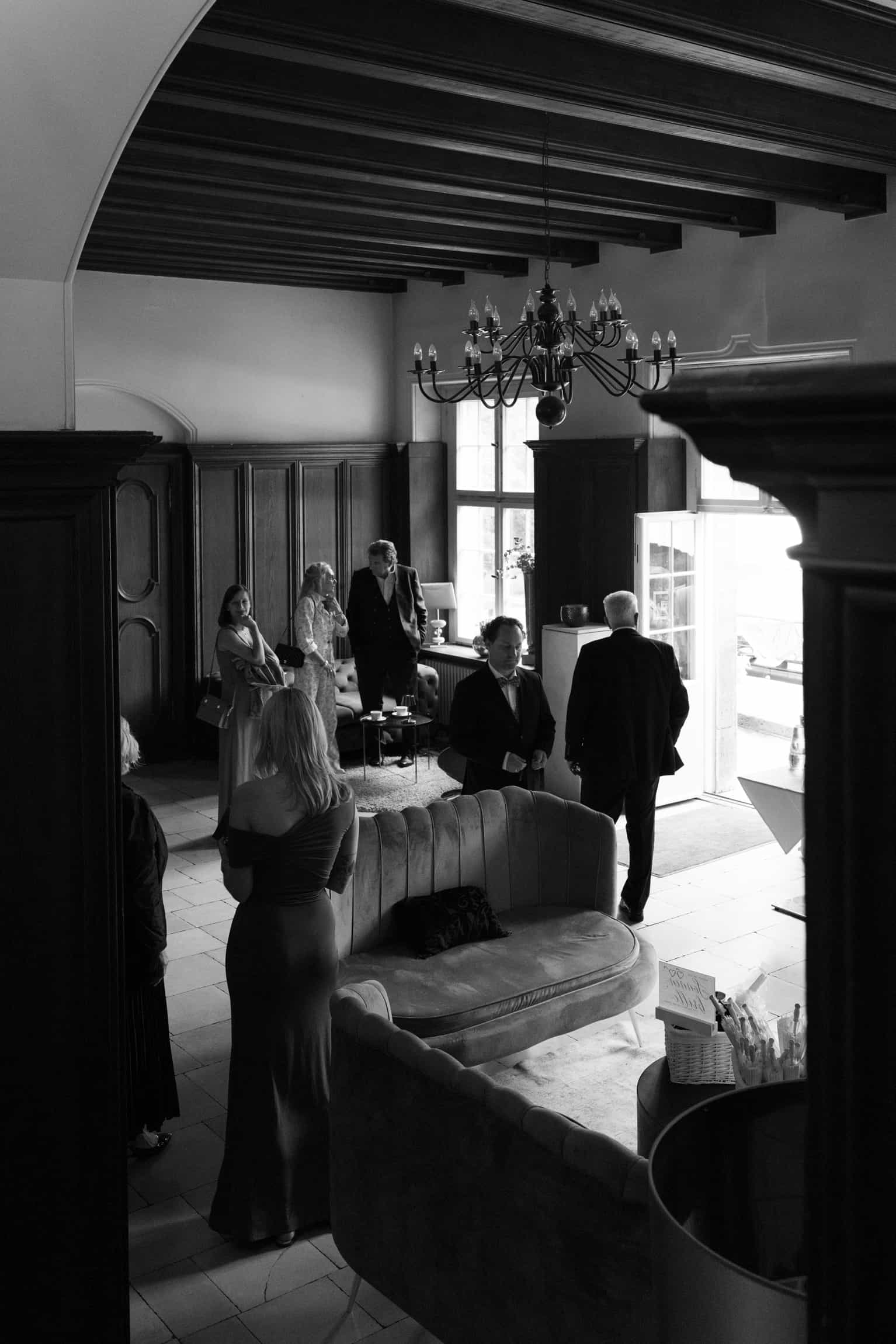 Emotional documentary wedding moment