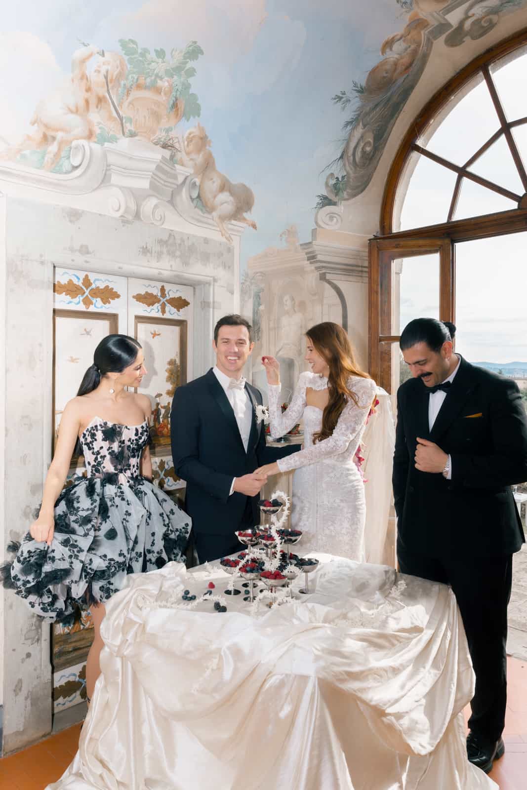 Wedding photography Villa Medicea di Lilliano Tuscany, documentary destination wedding Italy