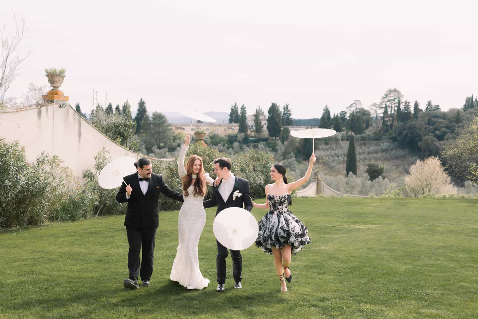 Wedding photography Villa Medicea di Lilliano Tuscany, documentary destination wedding Italy