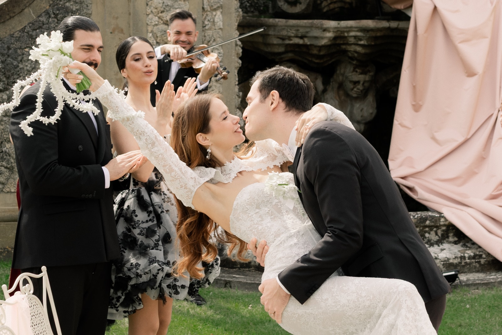 Hochzeitsfotografie Villa Medicea di Lilliano Toskana, dokumentarische Hochzeitsreportage Italien