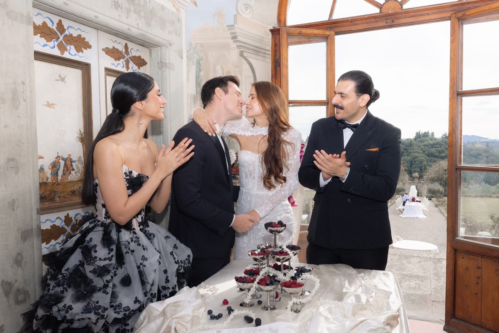 Hochzeitsfotografie Villa Medicea di Lilliano Toskana, dokumentarische Hochzeitsreportage Italien