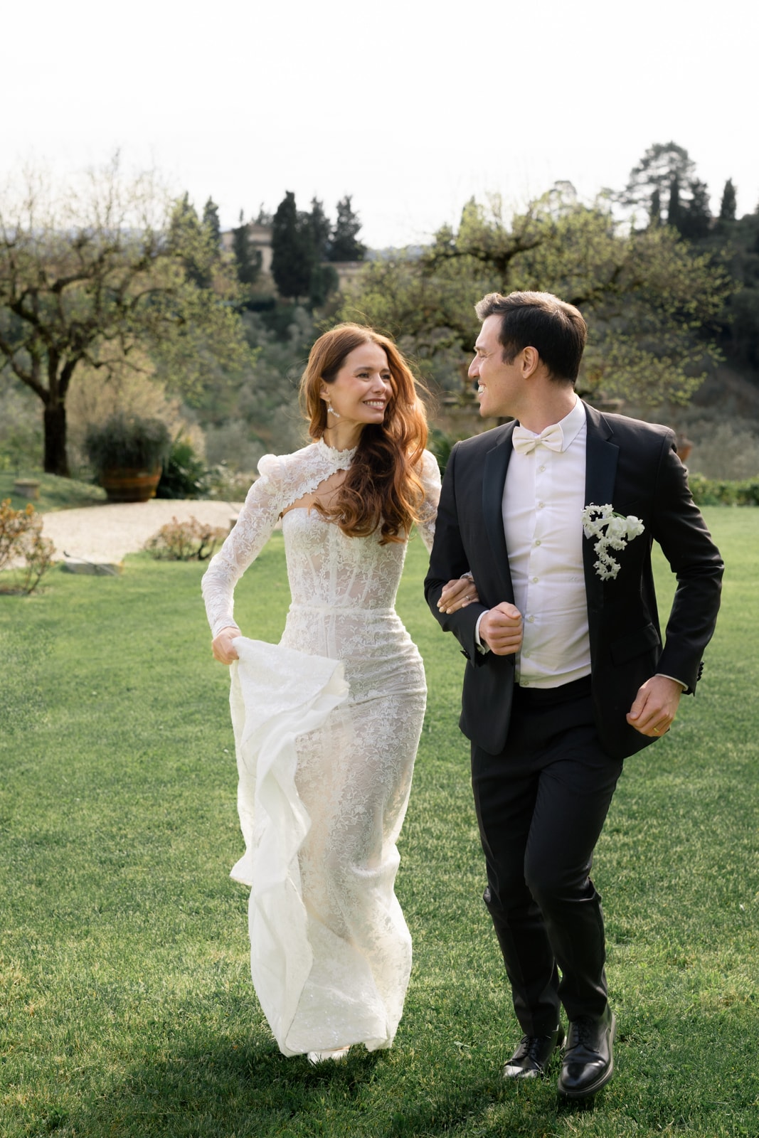 Hochzeitsfotografie Villa Medicea di Lilliano Toskana, dokumentarische Hochzeitsreportage Italien