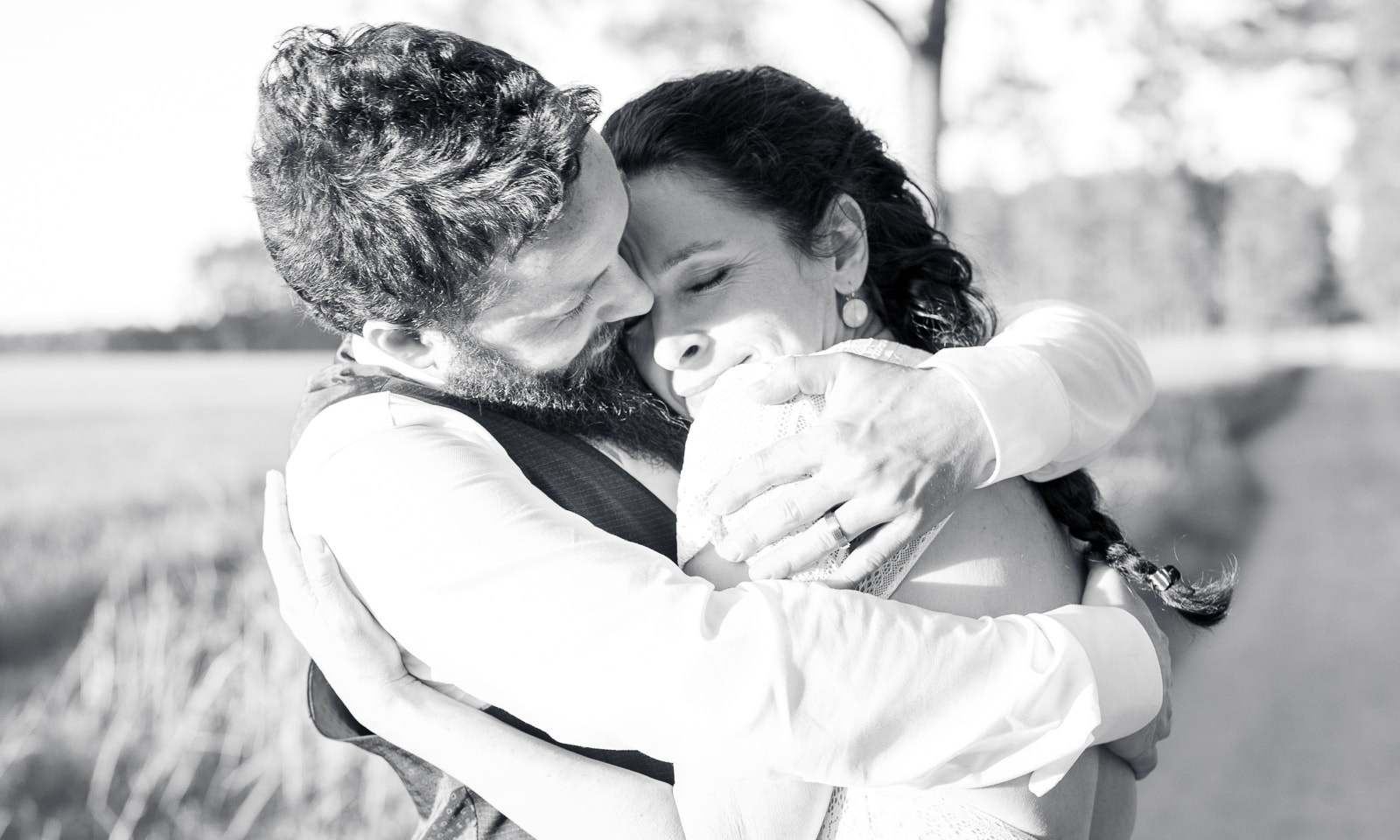 Landhochzeit. After-Wedding-Shooting in der Natur. Sachsen-Anhalt