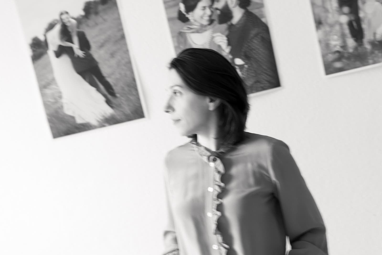 Nana photographing a wedding